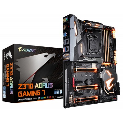 Gigabyte GA-Z370 Aorus Gaming 7 (LGA 1151/ 4xDDR4 Slots / M.2 slotx3 / RGB Light / Dual Lan)